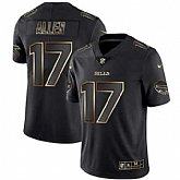 Nike Bills 17 Josh Allen Black Gold Vapor Untouchable Limited Jersey Dyin,baseball caps,new era cap wholesale,wholesale hats